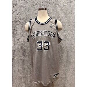 Vintage Y2K Nike Team Georgetown Hoyas Ewing #33 Basketball Jersey XXL Gray NCAA